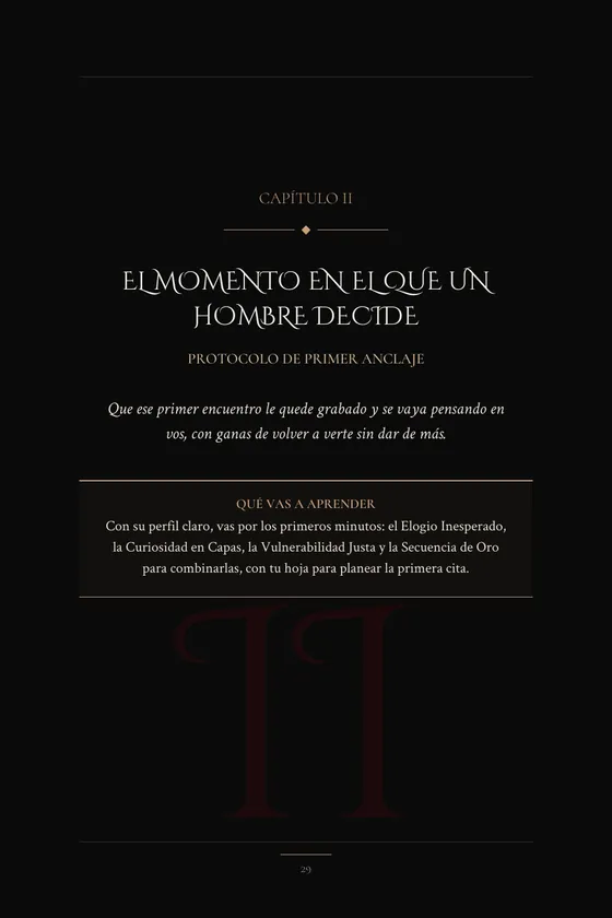 Capítulo II · El Protocolo de Primer Anclaje